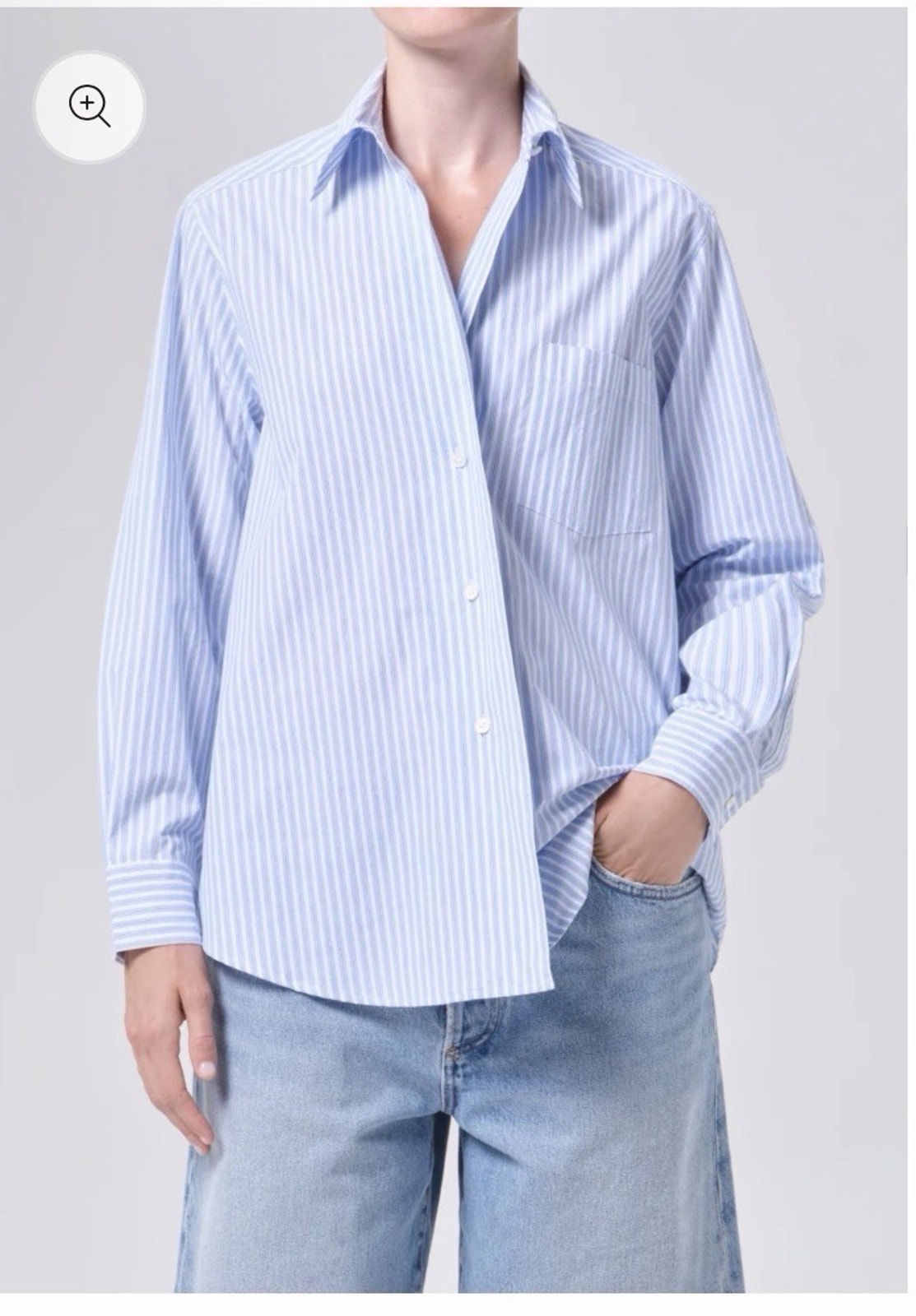 Agolde Aris Shirt Size Small Euc Womens Blouse Mininmalist (Q18)